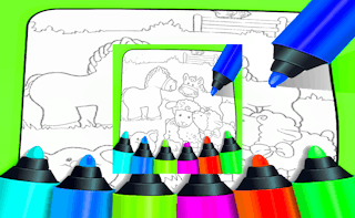 Farm Animals Coloring For Kids