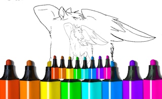 Coloring Pages Of Anime Wolves