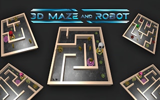 3d Maze And Robot